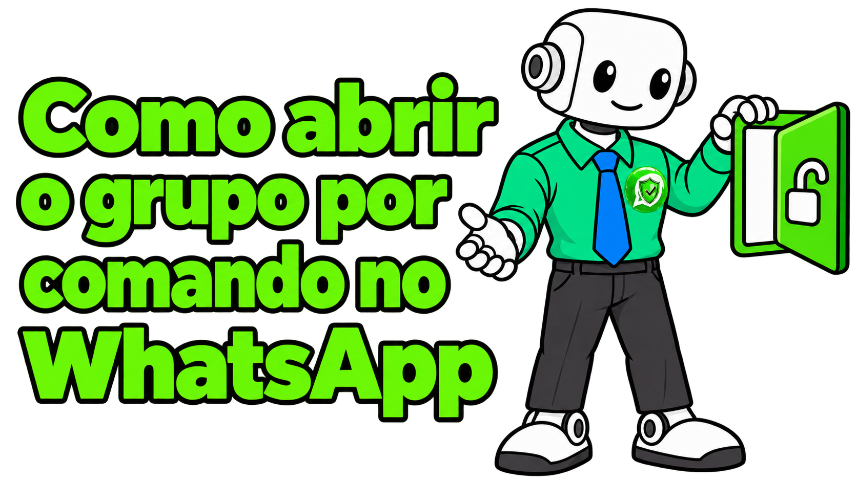 Como abrir ou programar o grupo com !abrirgp